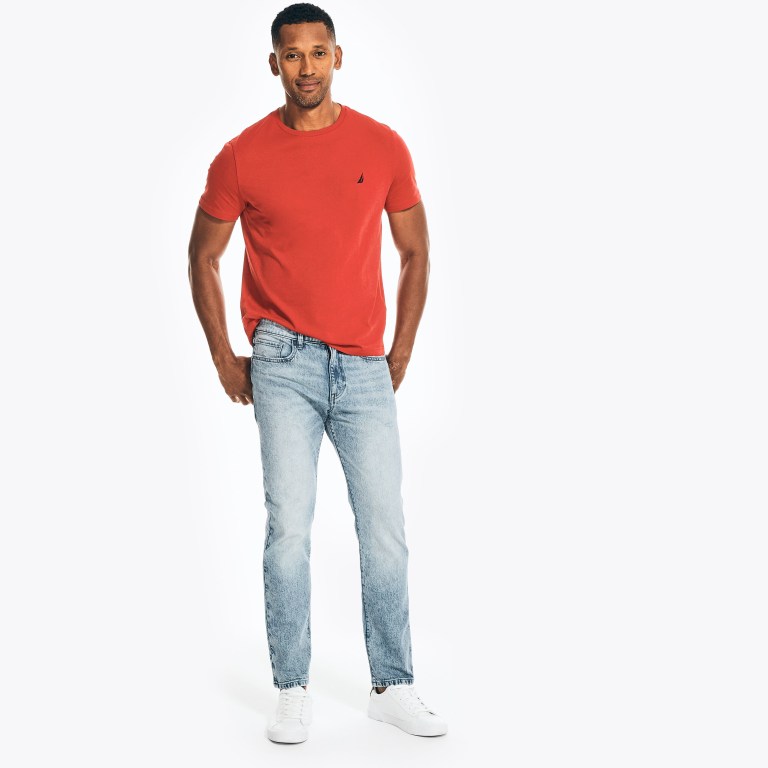 Nautica Atléticos Slim Stretch Denim Azules | AcUN21A3