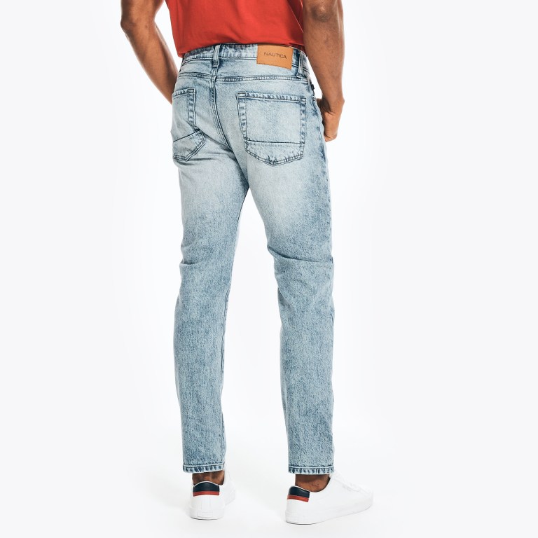 Nautica Atléticos Slim Stretch Denim Azules | AcUN21A3