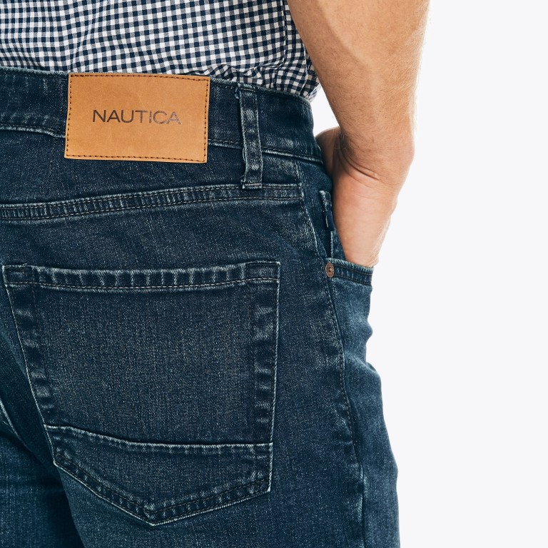 Nautica Atléticos Slim Stretch Denim Azules | hsU1fE7q