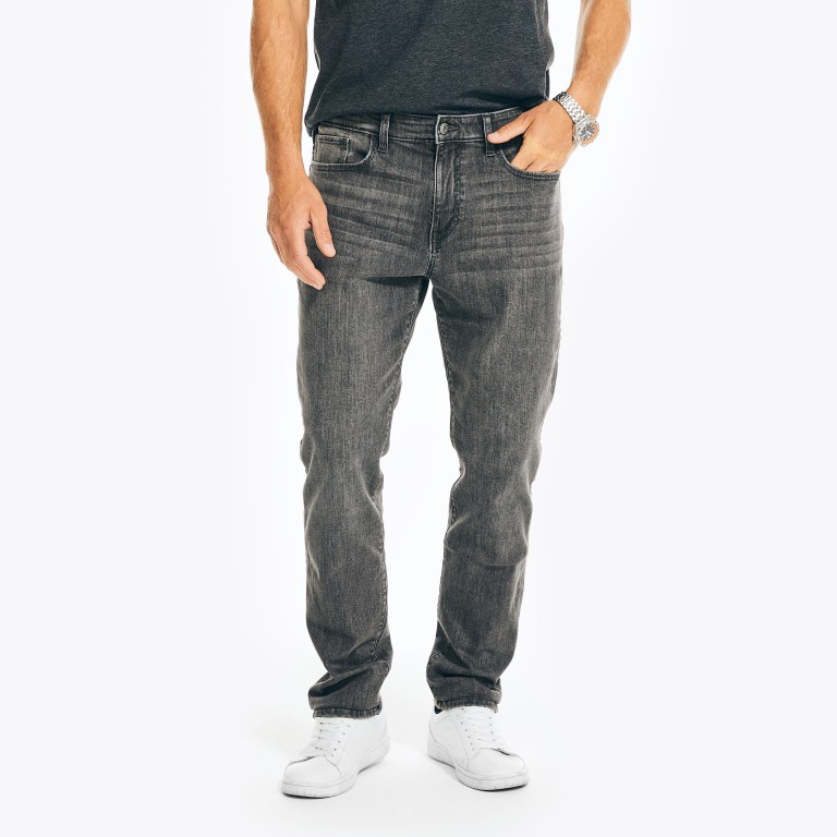 Nautica Atléticos Slim Stretch Denim Gris | 9CCFn6wf