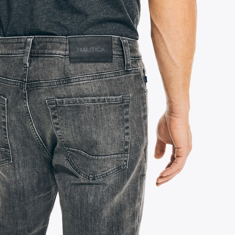 Nautica Atléticos Slim Stretch Denim Gris | 9CCFn6wf