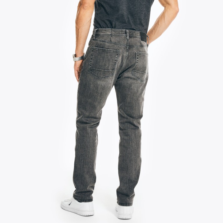 Nautica Atléticos Slim Stretch Denim Gris | 9CCFn6wf