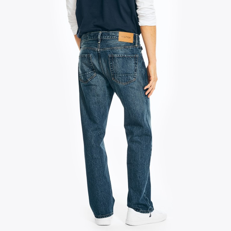 Nautica Authentic Loose Denim Azules | ArFgSgtn