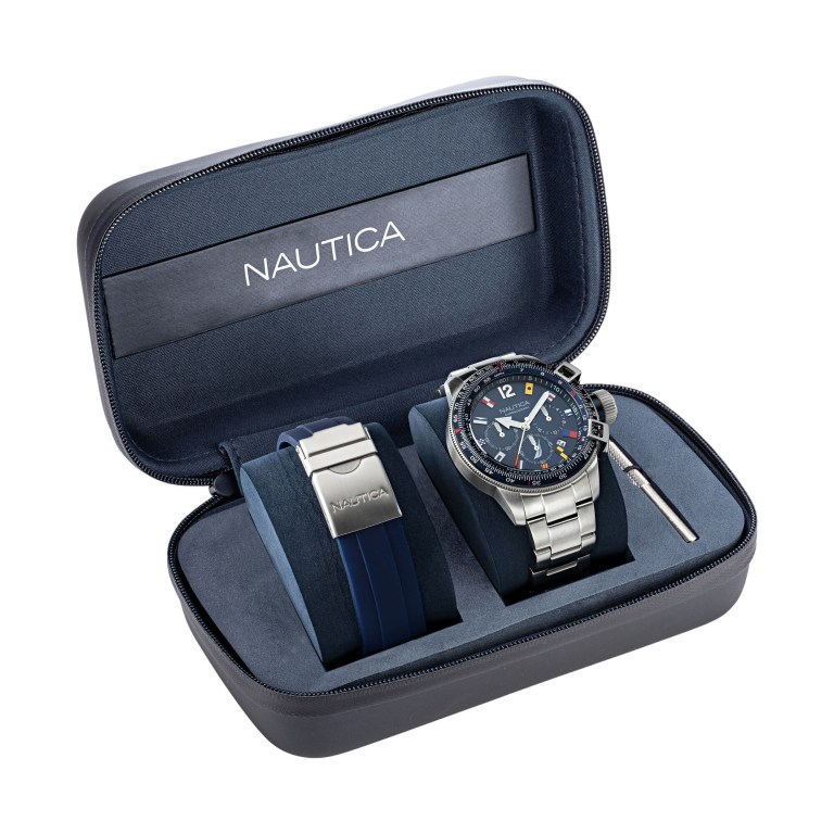 Nautica Bfc Stainless Steel And Silicona Box Set Multicolor | 4aCYLX53