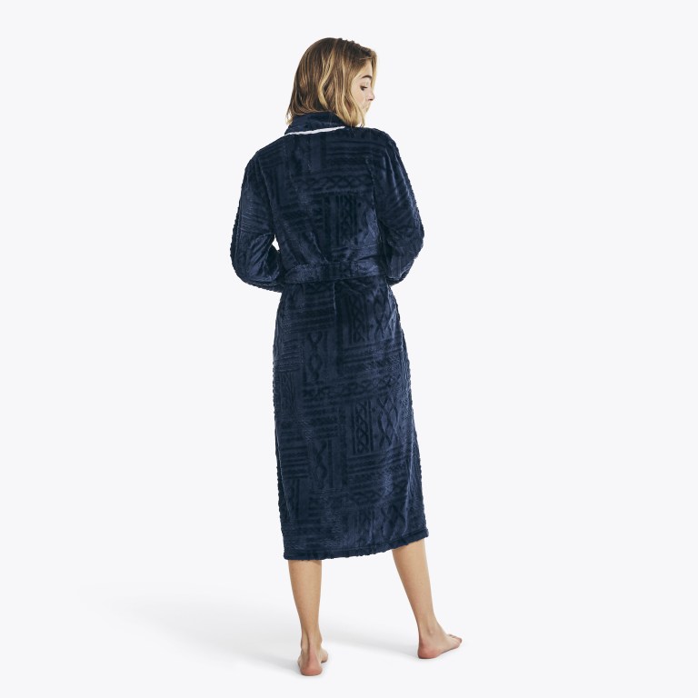 Nautica Cable-knit Robe Azules | 9Yi2nPRO