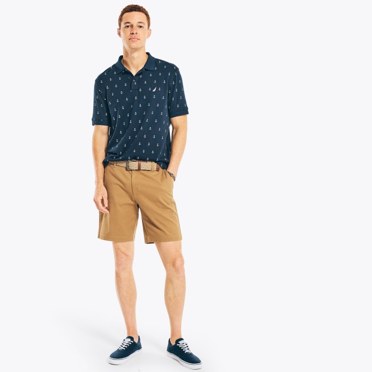 Nautica Classic Fit Anchor Print Azul Marino | tF35KXH0