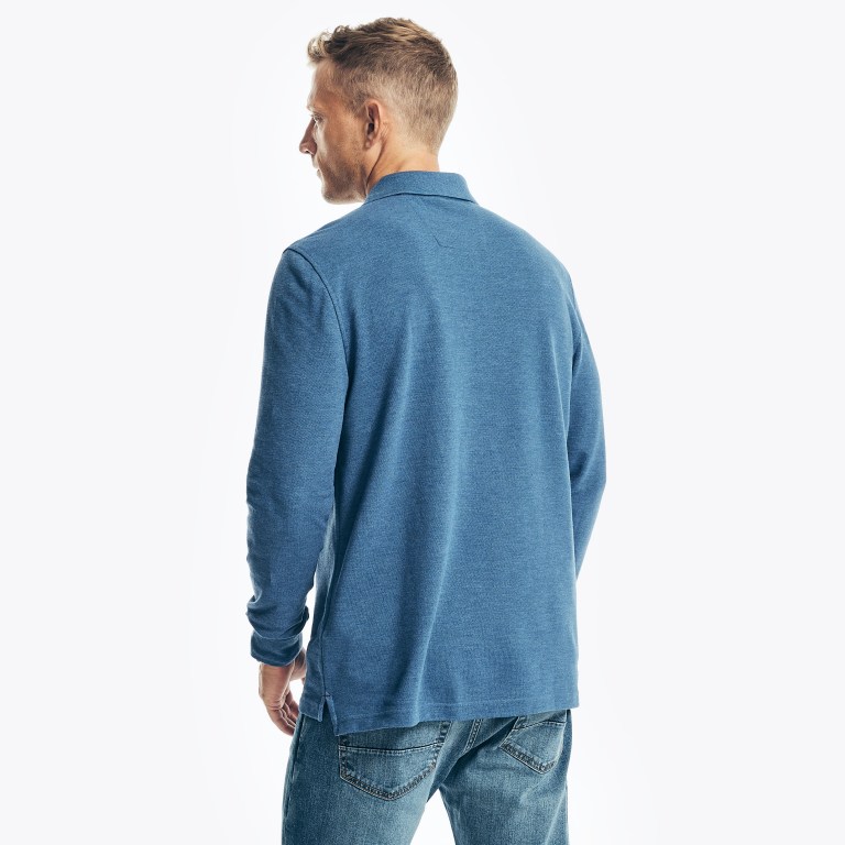 Nautica Classic Fit Long-sleeve Deck Azules | X8sVwVmM