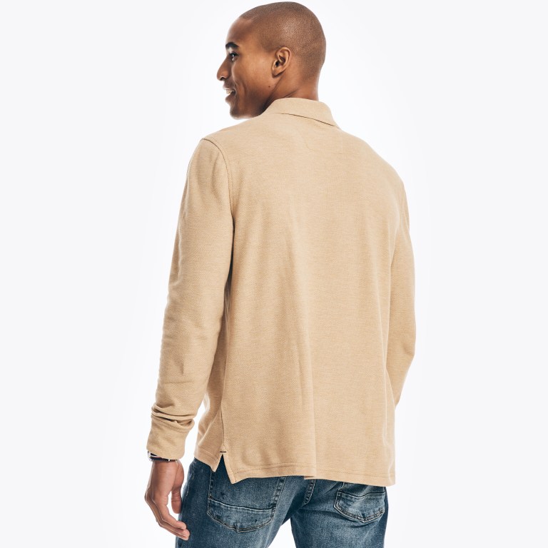 Nautica Classic Fit Long-sleeve Deck Marrones | ksp5MYgI