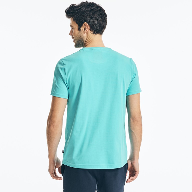 Nautica Classic Fit Pocket Azules | Deqc0uO3