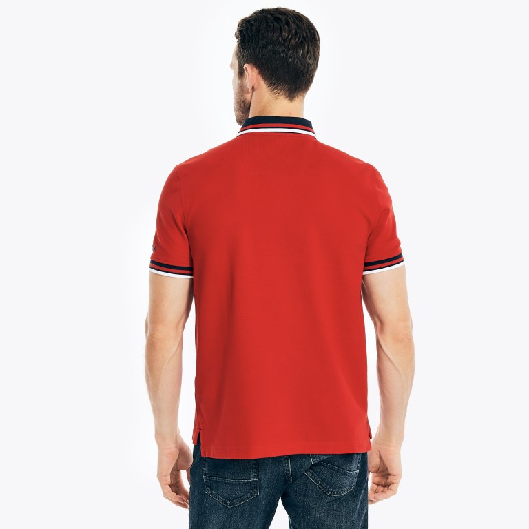 Nautica Classic Fit Solid Rojas | hsCRnAzD