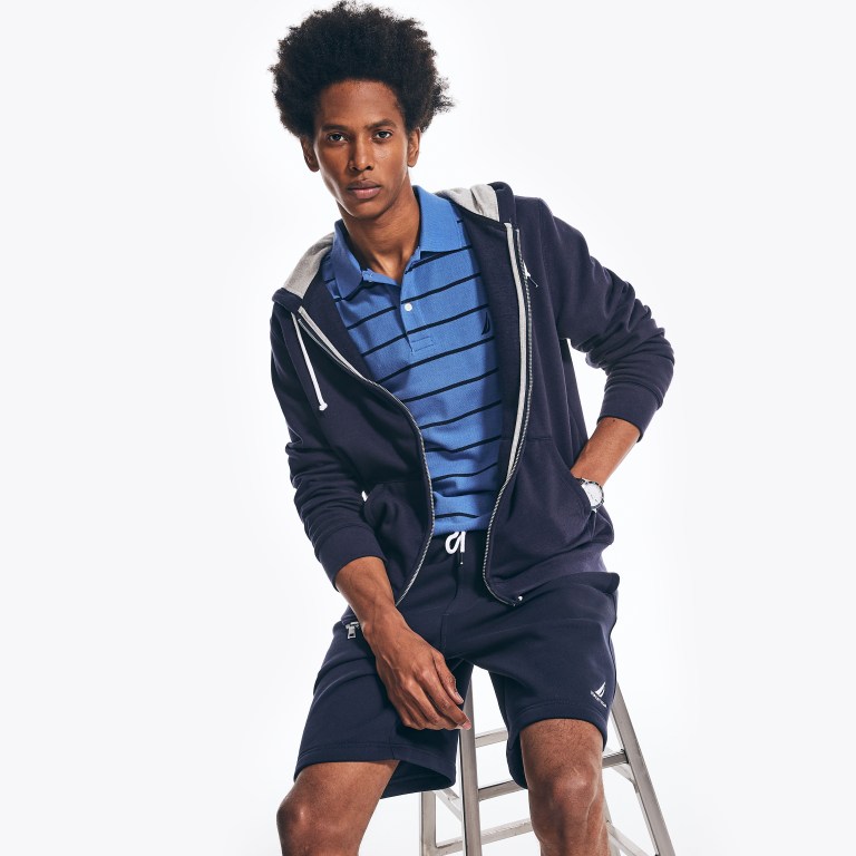 Nautica Classic Fit Striped Azules | SnqBMmN9