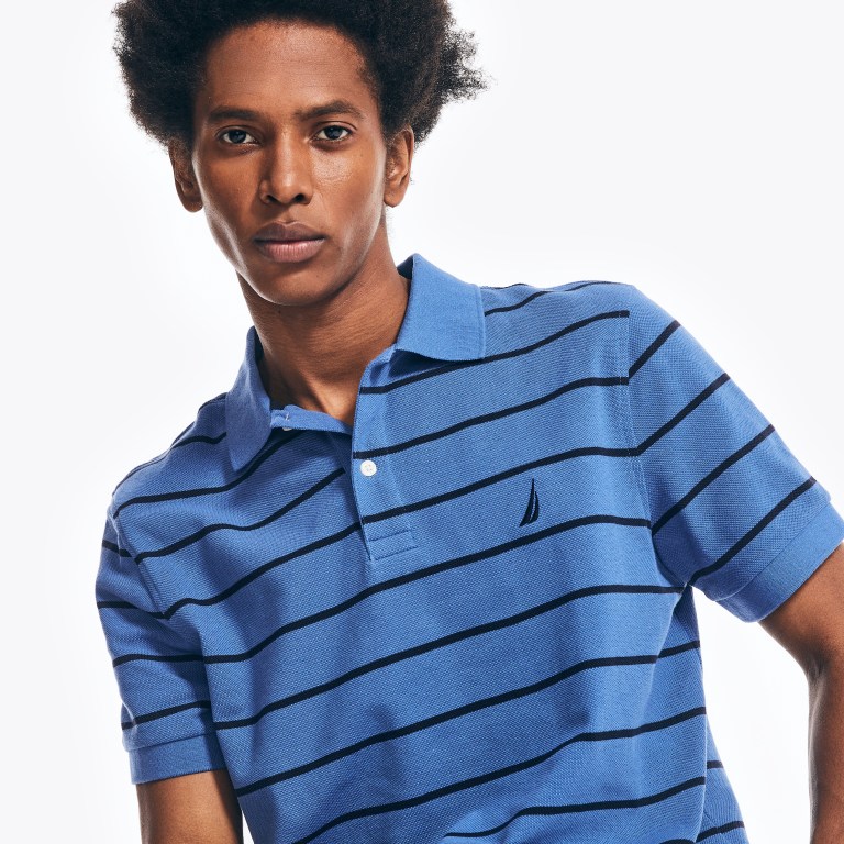 Nautica Classic Fit Striped Azules | SnqBMmN9