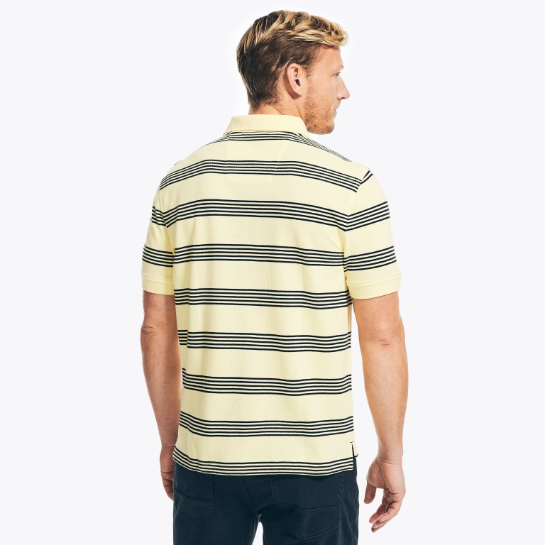 Nautica Classic Fit Striped Deck Amarillo | VGeRVIa5