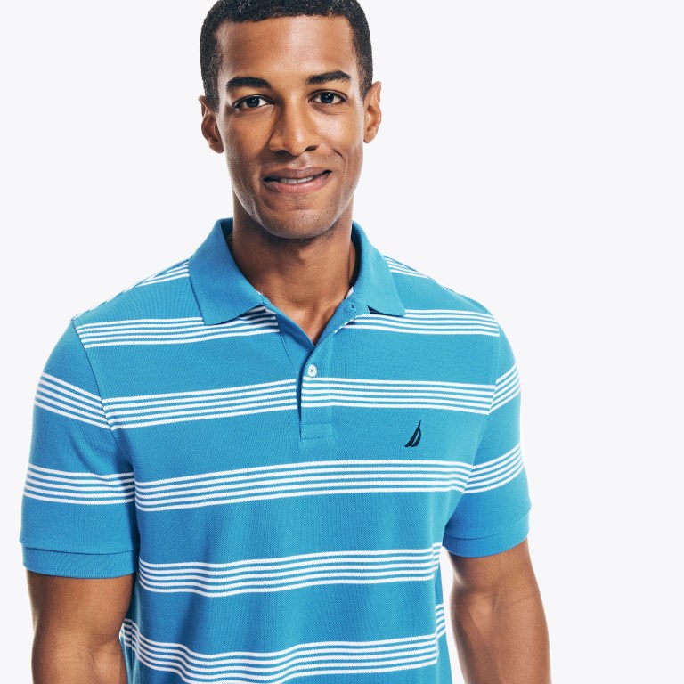 Nautica Classic Fit Striped Deck Azul Marino | zWL2Weey