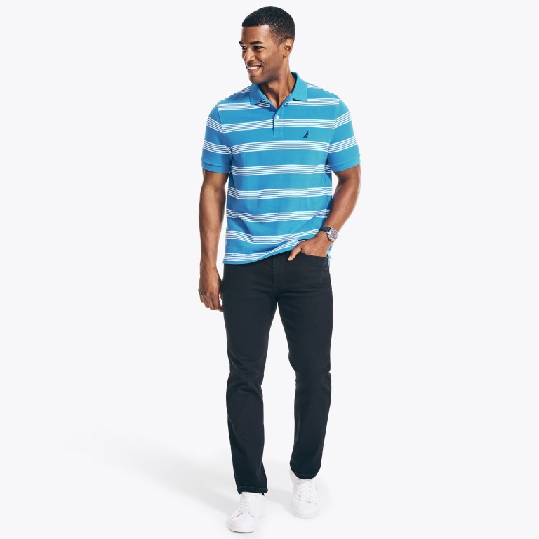 Nautica Classic Fit Striped Deck Azul Marino | zWL2Weey