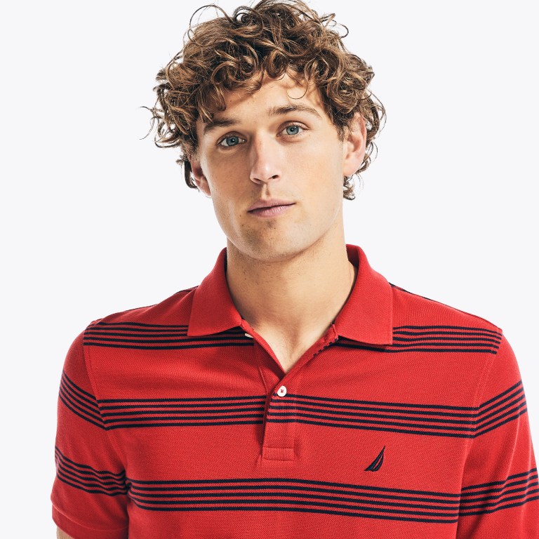 Nautica Classic Fit Striped Deck Rojas | VEbUepeH