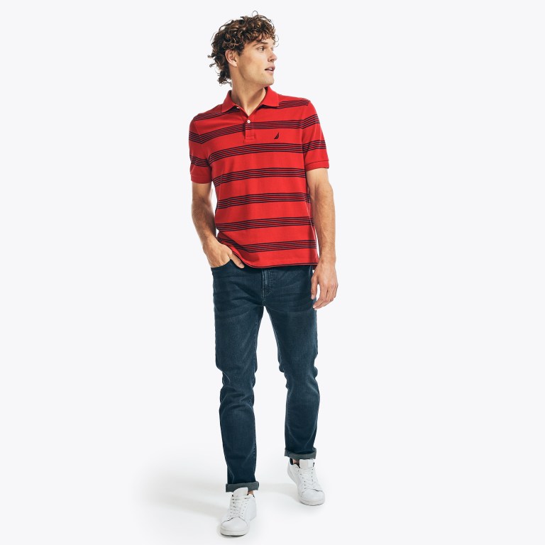 Nautica Classic Fit Striped Deck Rojas | VEbUepeH