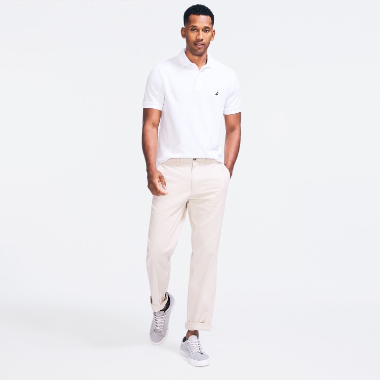 Nautica Classic Fit Twill Gris | ADWlScP1