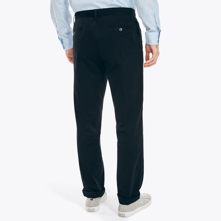 Nautica Classic Fit Twill Negras | RfN3hpCo