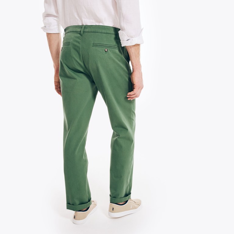 Nautica Classic Fit Twill Verde | UnfeJ4WZ