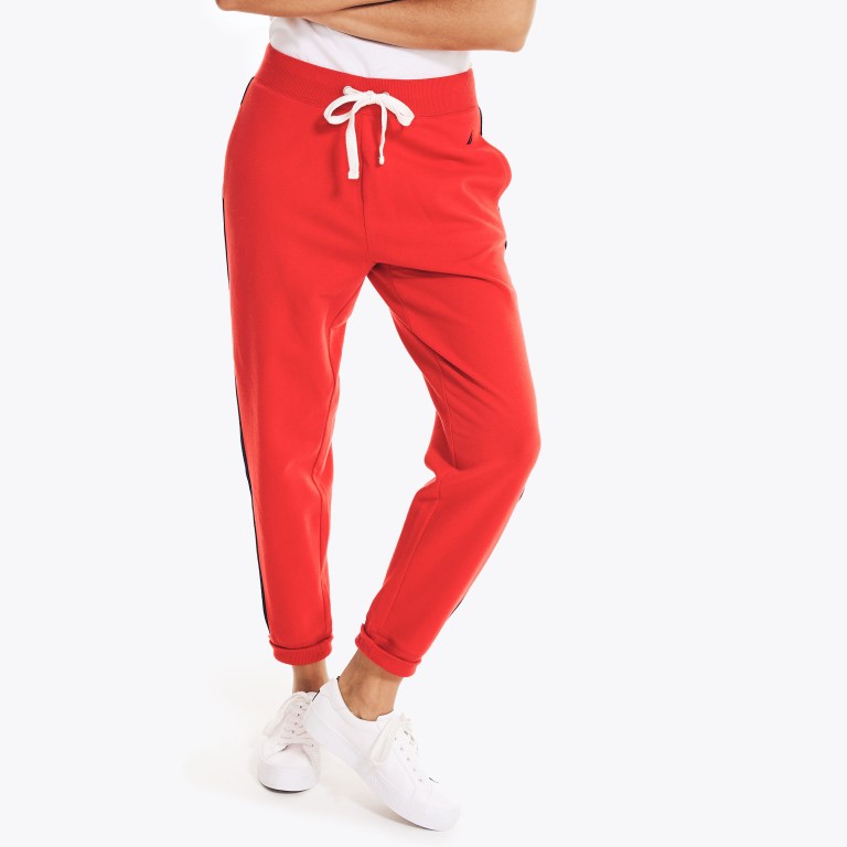 Nautica Colorblock Stretch-fleece Jogger Rojas | twmHhg3Y