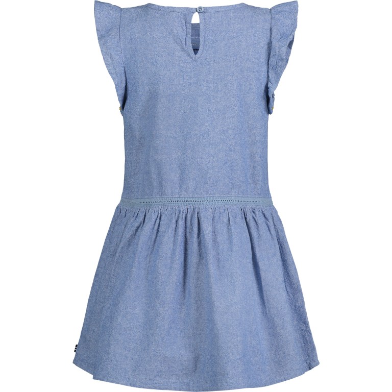 Nautica Flutter-sleeve Chambray (8-16) Azules | Qe648RMb