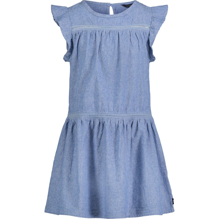 Nautica Flutter-sleeve Chambray (8-16) Azules | Qe648RMb