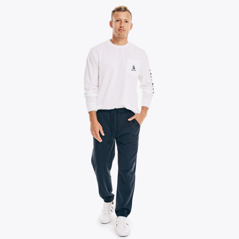 Nautica J-class Fleece Jogger Azul Marino | KUMfNvLW