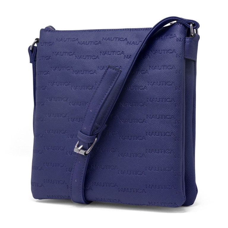 Nautica Key Largo Lona Crossbody Azul Marino | MShrtZrr