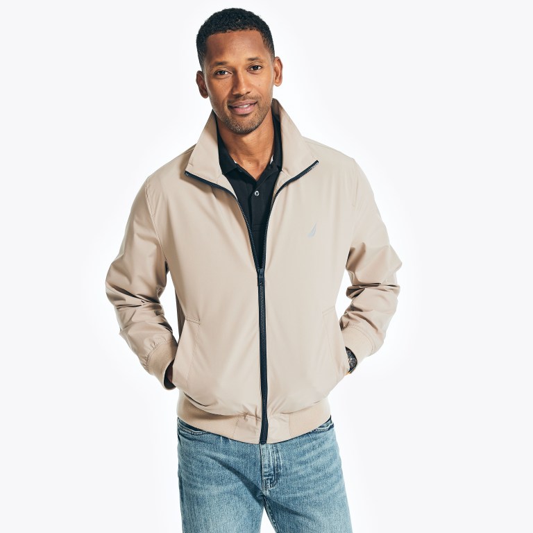 Nautica Ligeros Rainbreaker Bomber Kaki | pTG8MMeB