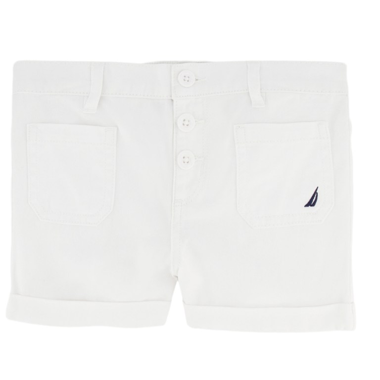 Nautica Little Cuffed Pull-on (4-7) Blancas Azules | uRLa75aC