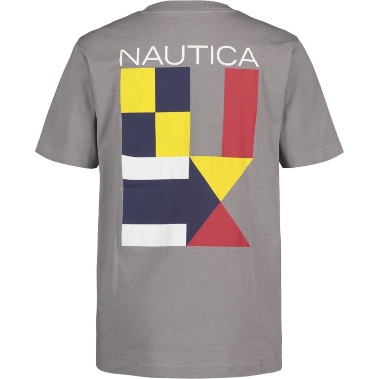 Nautica Little Flags Estampadas (4-7) Gris | bJnlqejO