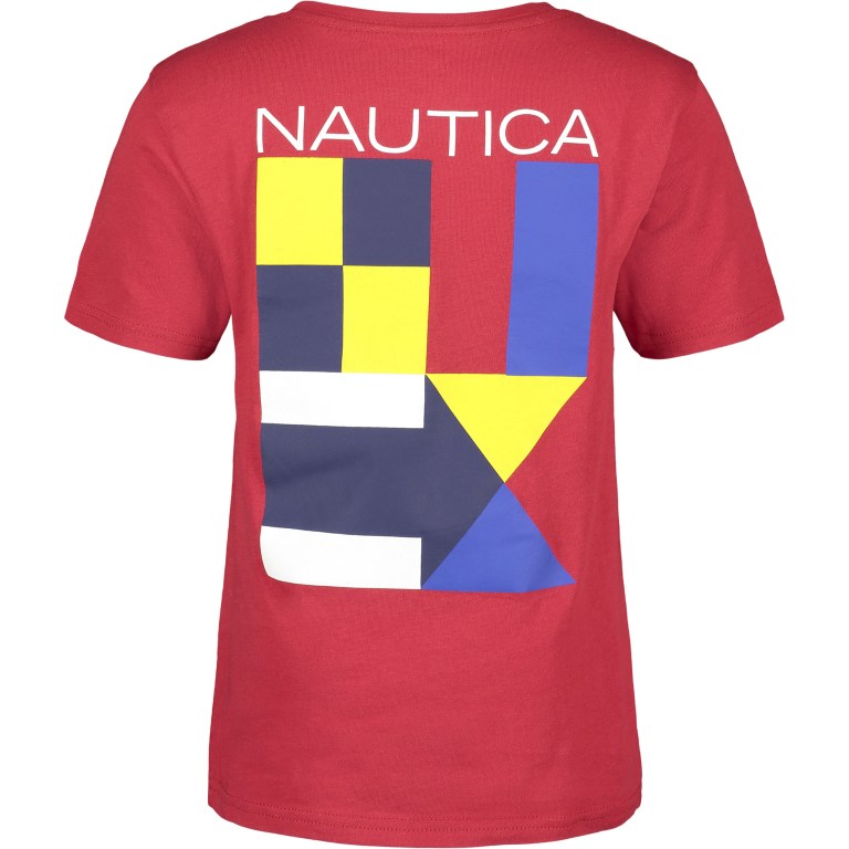 Nautica Little Flags Estampadas (4-7) Rojas | VCHBx4Fv