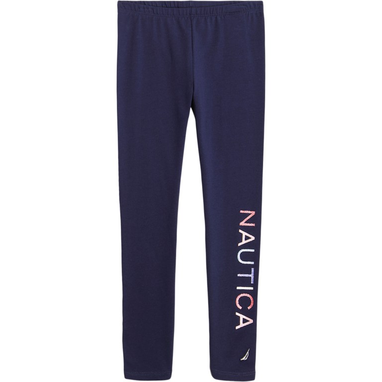 Nautica Little Glitter Logo (4-7) Azul Marino | jAoQylGK