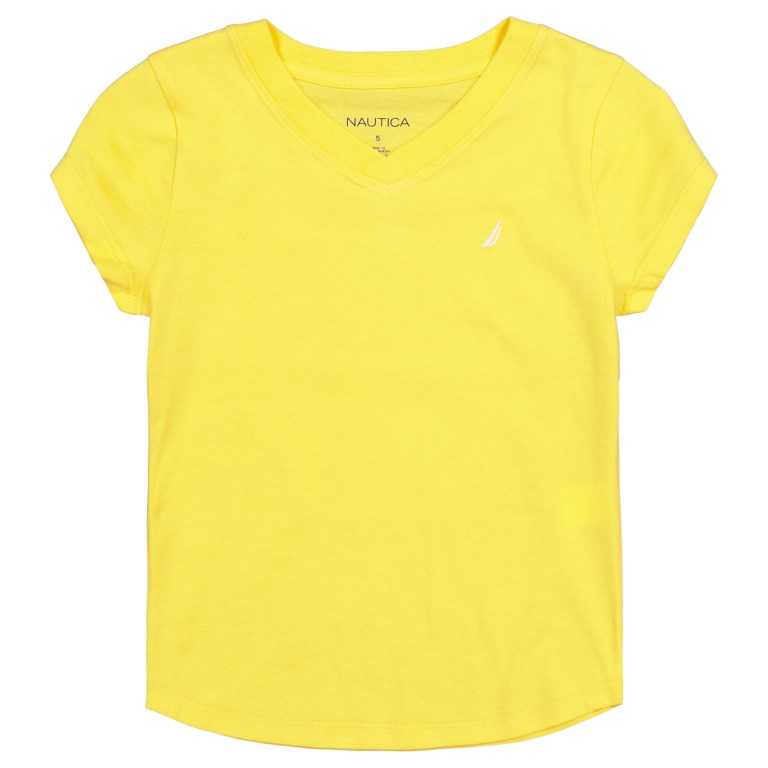 Nautica Little V-neck (4-7) Amarillo | 09KTRJFl