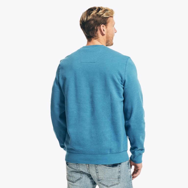 Nautica Logo Crewneck Azules | IpkAb65J