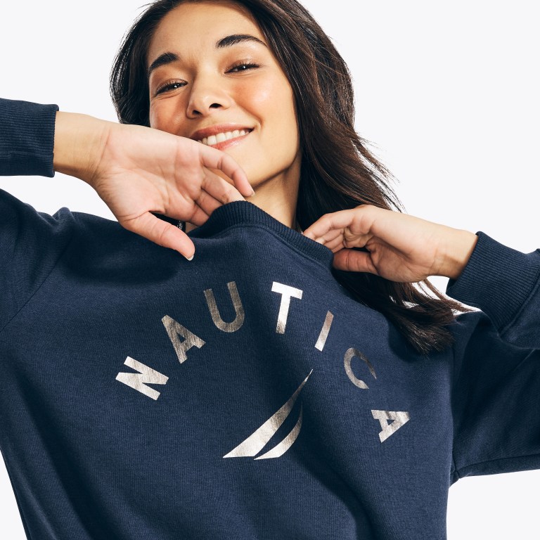 Nautica Logo Estampadas Azules | WghYlZUy