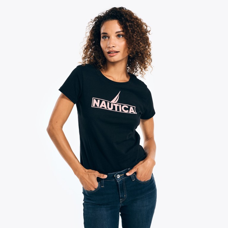 Nautica Logo Estampadas Negras | dZFiBCjz