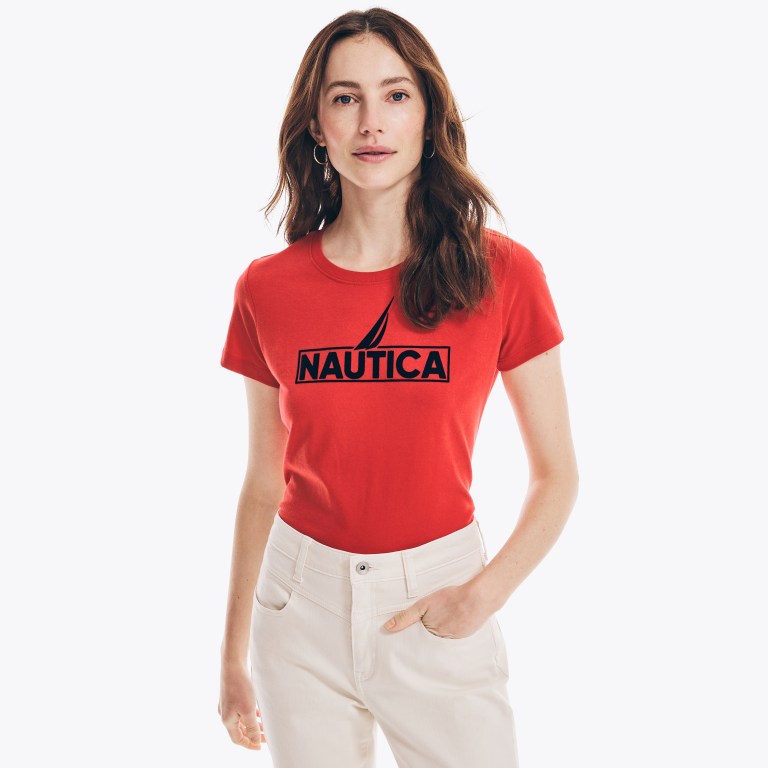 Nautica Logo Estampadas Rojas | m5FmFa5s