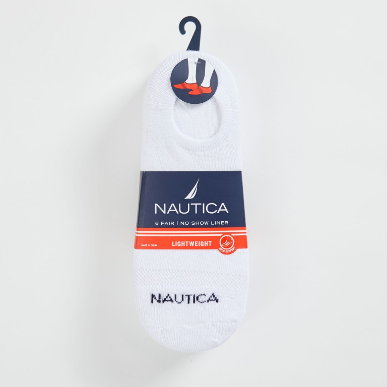 Nautica Logo Stretch Liner , 6-pack Negras | 5w8XeoMd