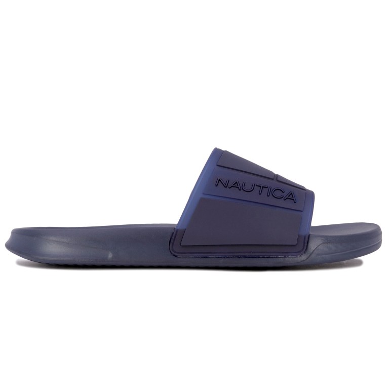 Nautica Logo-embossed Azules | UARBnrsD