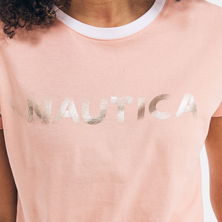 Nautica Metallic Foil Logo Estampadas Burdeos | MINUqhte