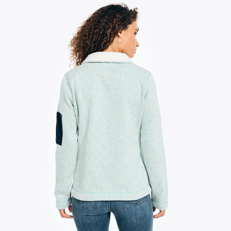 Nautica Mock-neck Fleece Azules | BSI5dhUF