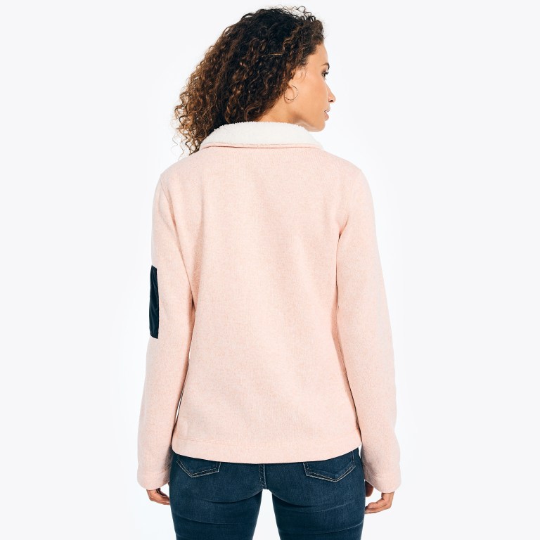 Nautica Mock-neck Fleece Burdeos | 3tAohBy1