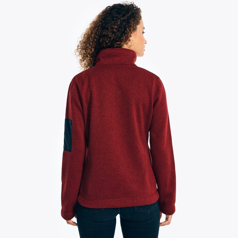 Nautica Mock-neck Fleece Rojas | qp5jHox6