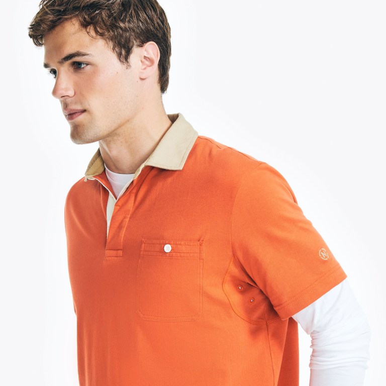 Nautica Nautica Co. Classic Fit Naranjas | oQzPhbc8