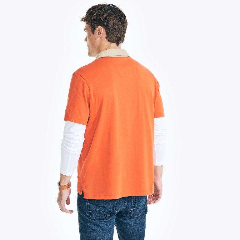 Nautica Nautica Co. Classic Fit Naranjas | oQzPhbc8