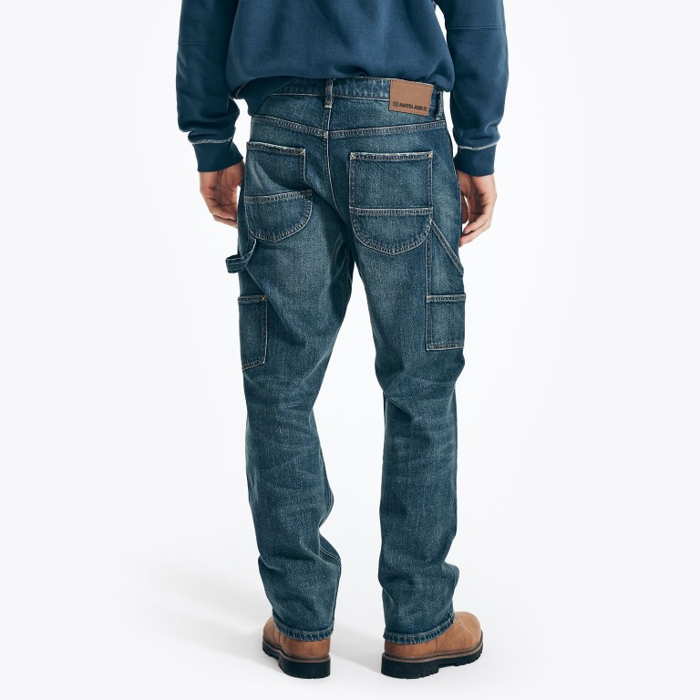 Nautica Nautica Co. Relaxed Fit Carpenter Denim Azules | 3xQX1krm