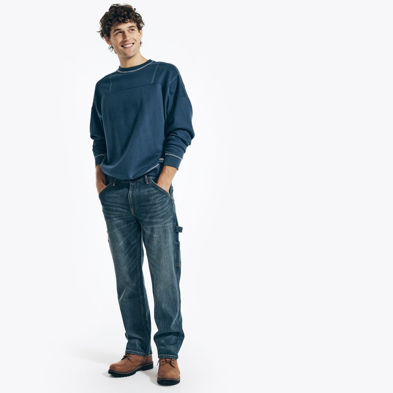 Nautica Nautica Co. Relaxed Fit Carpenter Denim Azules | 3xQX1krm