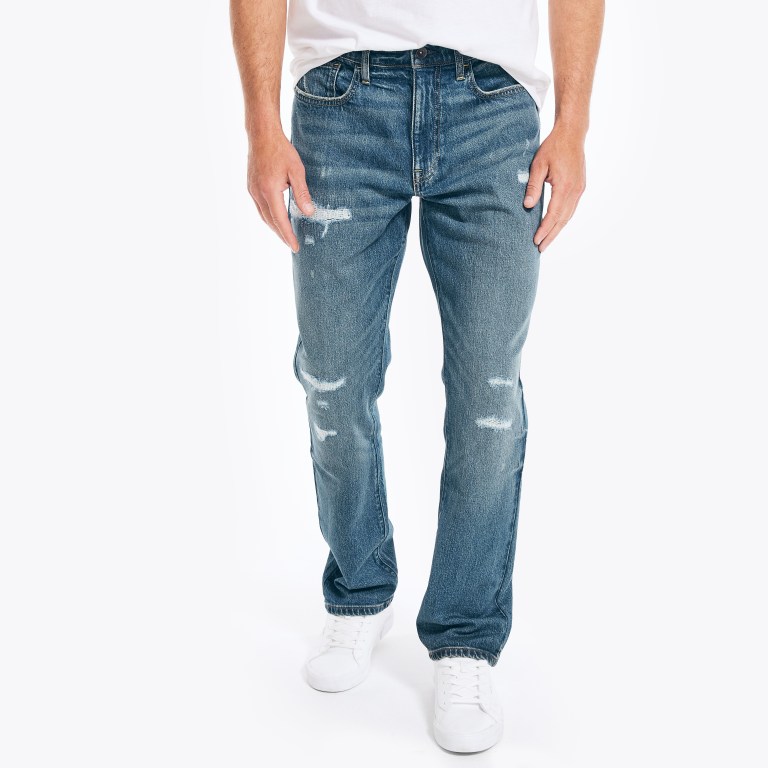 Nautica Nautica Co. Straight Fit Denim Azules | gBti1GvW